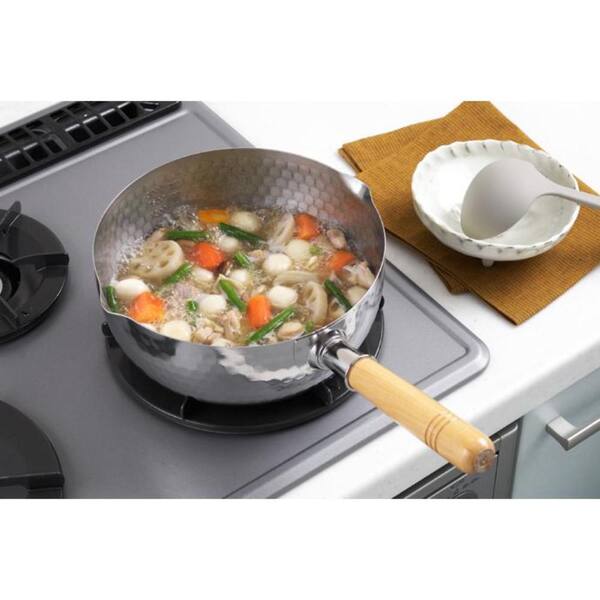 3 qt. Stainless Steel Yukihira Pot with Dual Pouring Spouts 86754