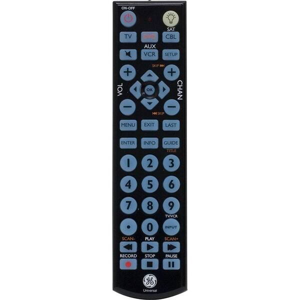 GE Universal Remote with LED Backlight