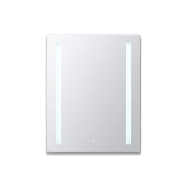 Aquadom Royale Basic 24 in. W x 30 in. H Recessed or Surface Mount Medicine Cabinet with Single Door, LED Lighting, Left Hinge