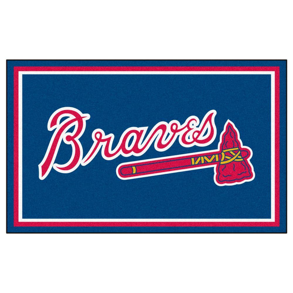 Fanmats Atlanta Braves 2021 World Series Champions Baseball Rug - 27