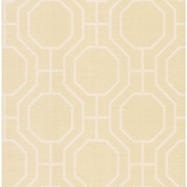 Brewster Geometric Paper Strippable Roll Wallpaper (Covers 56.38 sq. ft.)