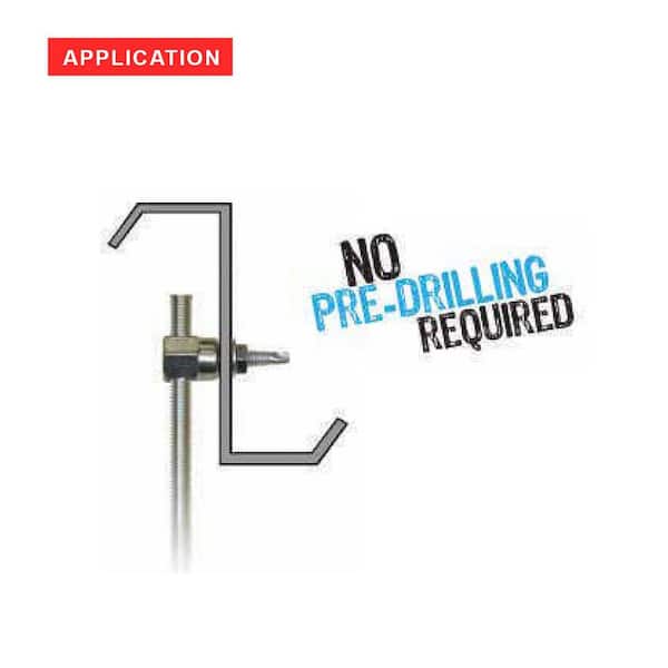 PLUMBFLEX 5/16-18 in. x 1-1/4 in. Horizontal Rod Anchor Super