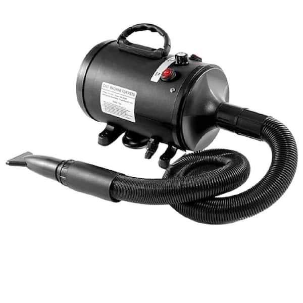 Misopily 13 x 6 in. Hair Dryer Pet Grooming Dryer with 4 Replaceable Nozzles, Stepless Speed Regulation Adjustable Temperature