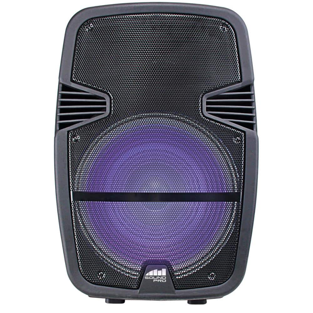 SOUNDPRO Portable Massive Power 15 in. Bluetooth Party Speaker