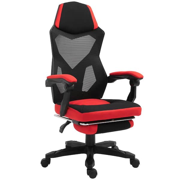 Gaming Chair Adjustable Swivel Computer Chair w/ LED Lights & Remote Black  + Red, 1 unit - Fry's Food Stores