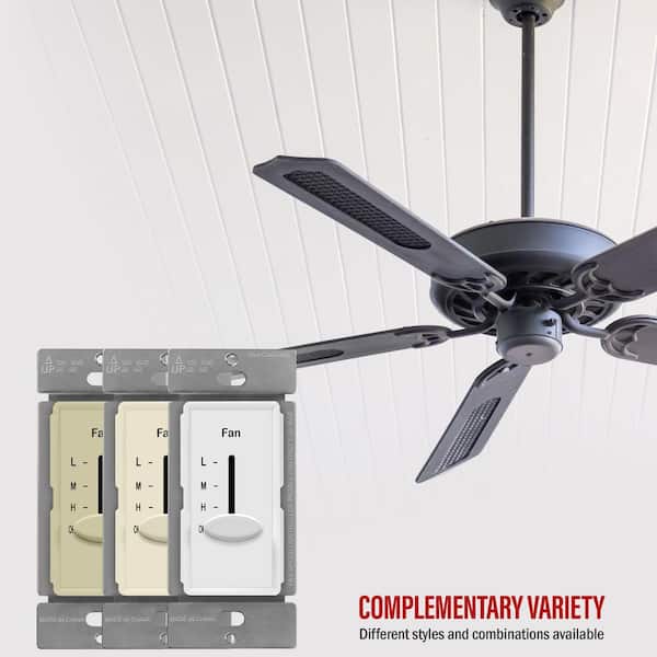 3 Sd In Wall Ceiling Fan Control, Ceiling Fan Switch Home Depot