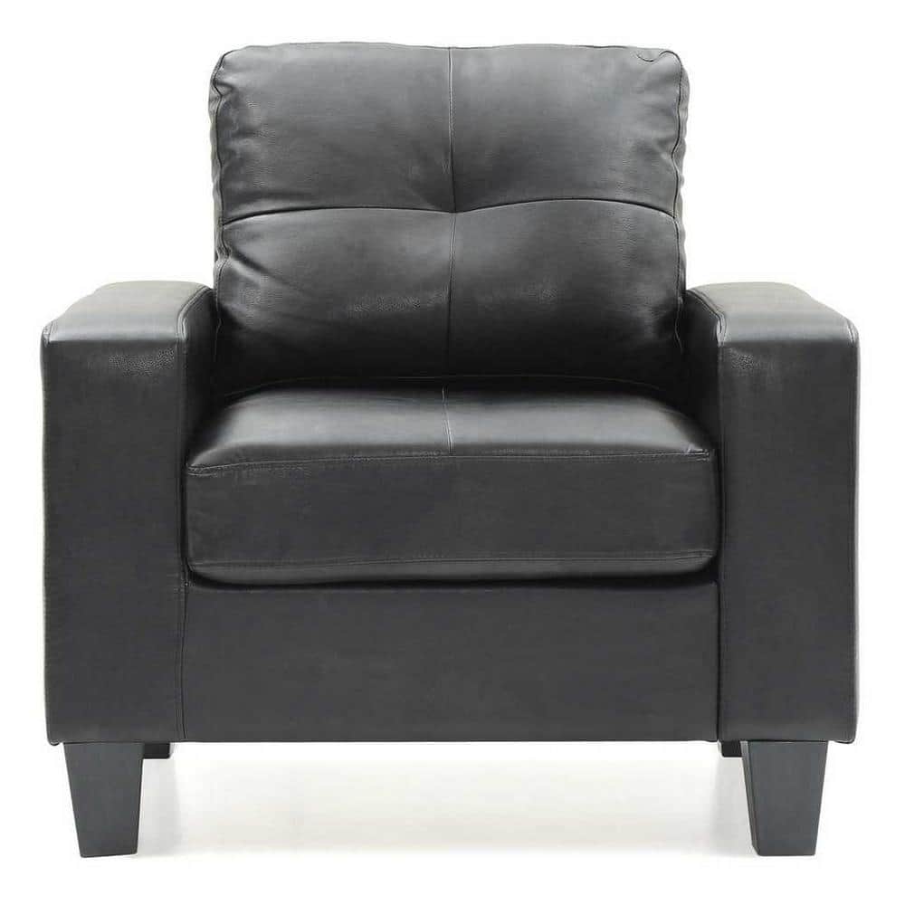 Newbury Black Removable Cushions Accent Chair