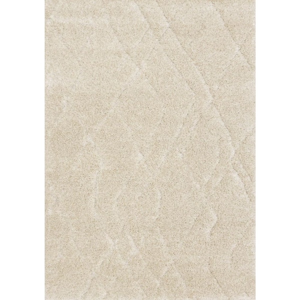 Beige  5 X 8 ft. Woven Geometric Rectangle Indoor Area Rug