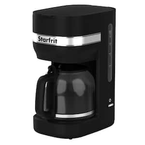 10-Cup Black Coffee Maker