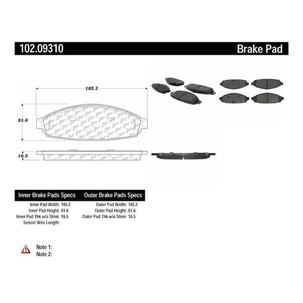 Centric Parts Disc Brake Pad Set