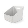 12 in. White Easy Access Medium Flex Bin (4-Pack) 09-717 - The Home Depot