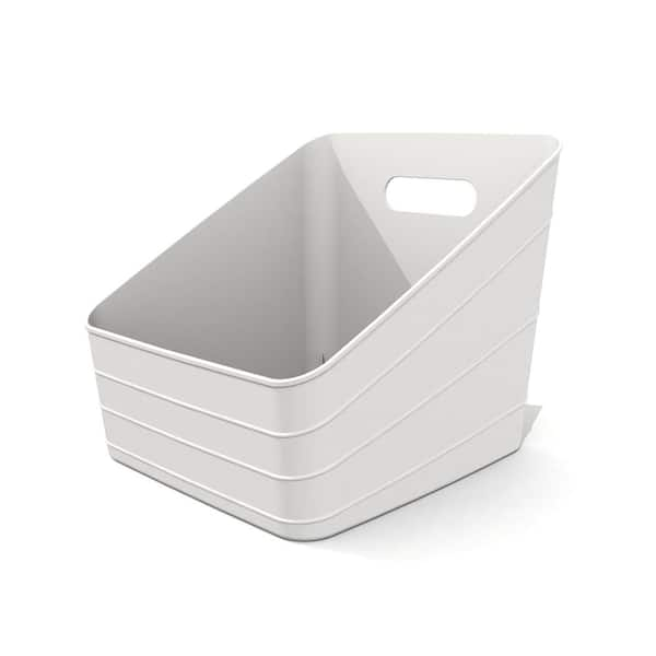 Mainstays Plastic Open Front Organizer Bin - Clear - 1 Each