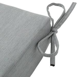 45 x 15 Sunbrella Cast Mist Outdoor Bench Cushion