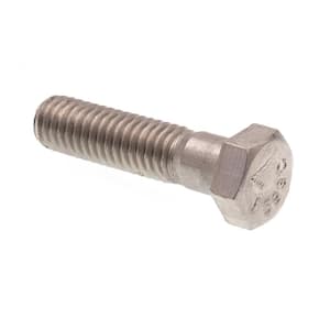 3/8 in.-16 x 1-1/2 in. Grade 304 Stainless Steel Hex Bolts (25-Pack)