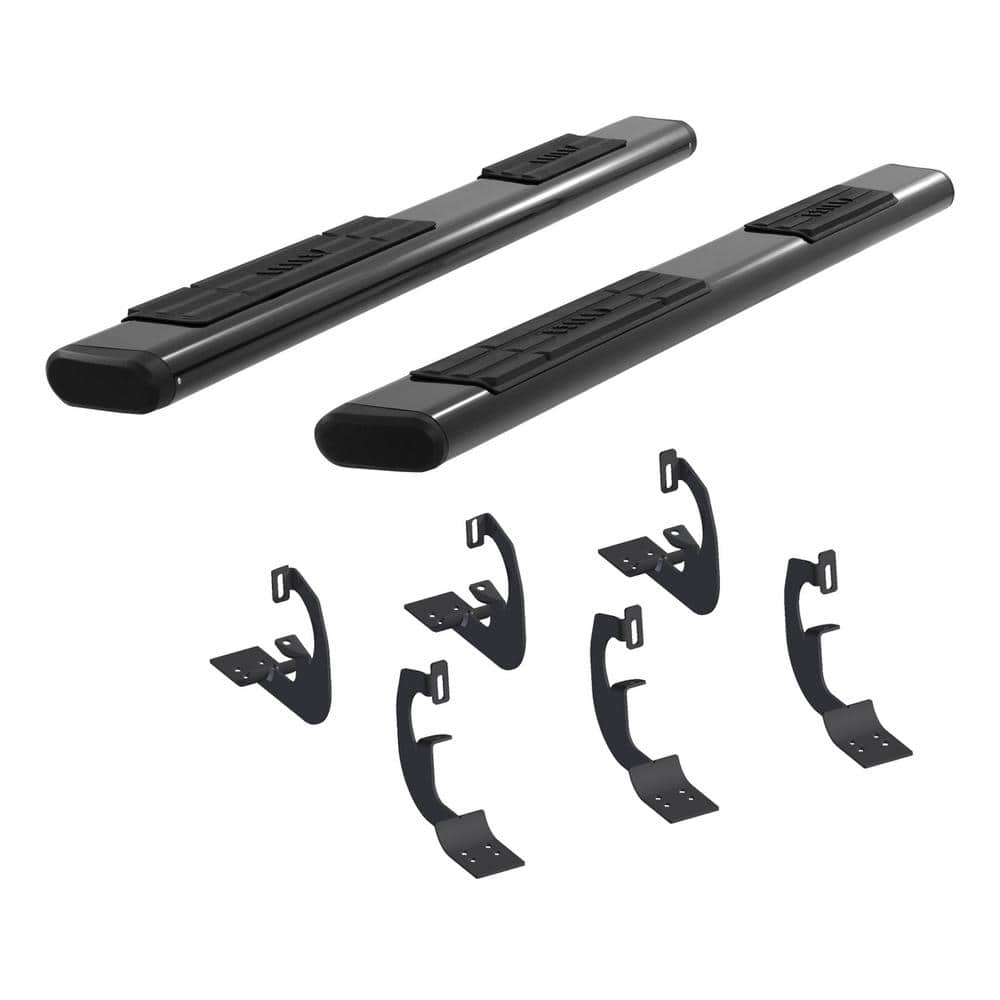 Aries x 85-Inch Oval Black Aluminum Nerf Bars, Select Dodge Ram 1500  4445013 The Home Depot