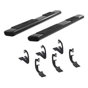 6 x 75-Inch Oval Black Aluminum Nerf Bars, Select Toyota Tundra