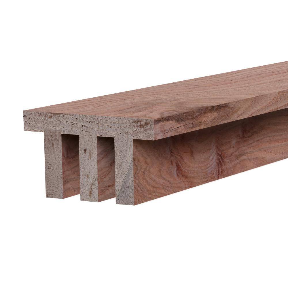 Rustic Red Oak Unfinished Decorative Faux Beam