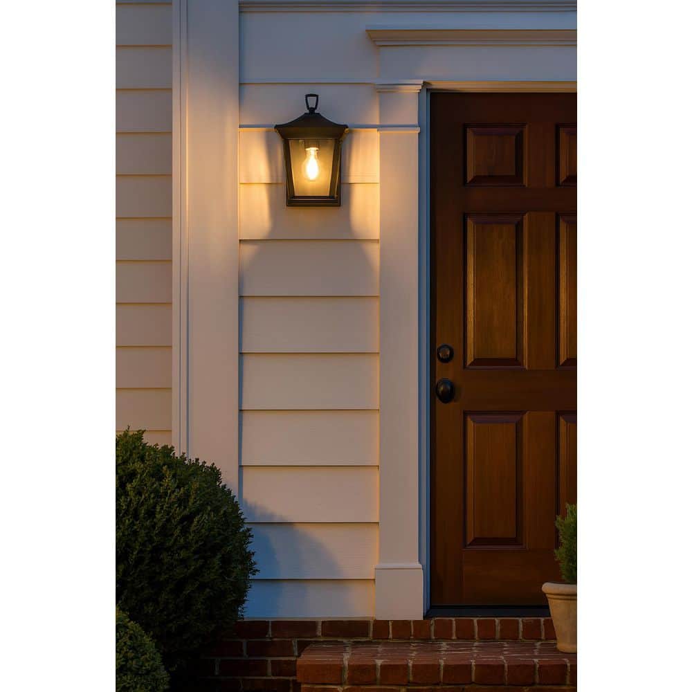 HINKLEY Bromley Extra Small 1-Light Museum Black Outdoor Wall