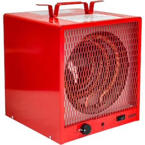 240V Fan-Forced Industrial Space Heater 5600-Watt, Heats up to 600 sq. ft., 6 ft. Cord, Integrated Thermostat Control