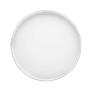 Bartenders Choice Fun Colors 14 in. Round Serving Tray in White