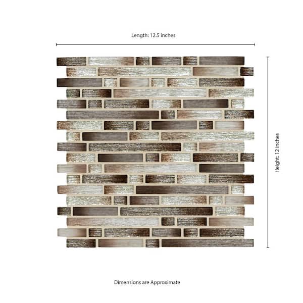 Stained Glass Over Brick Texture 12x12 –