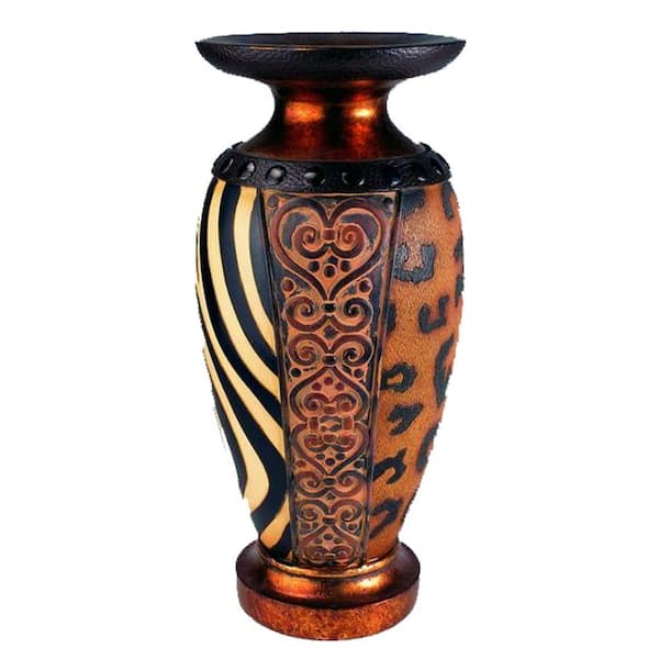 ORE International 7 in. x 15.25 in. Safari Decorative Vase