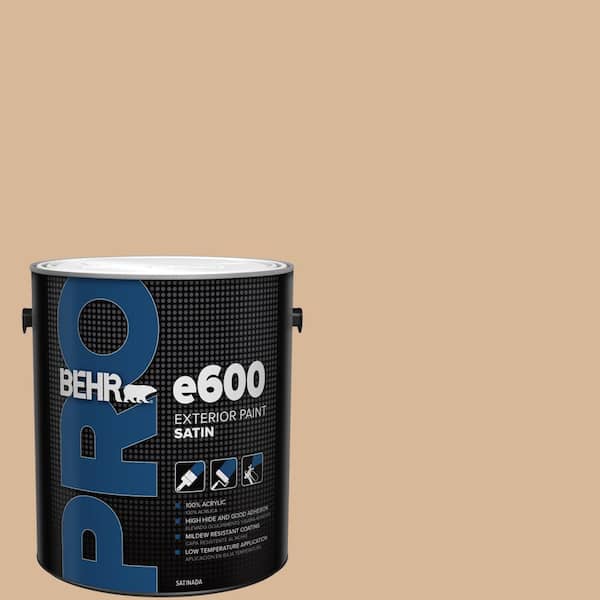 1 gal. #S260-3 Dusty Gold Satin Exterior Paint