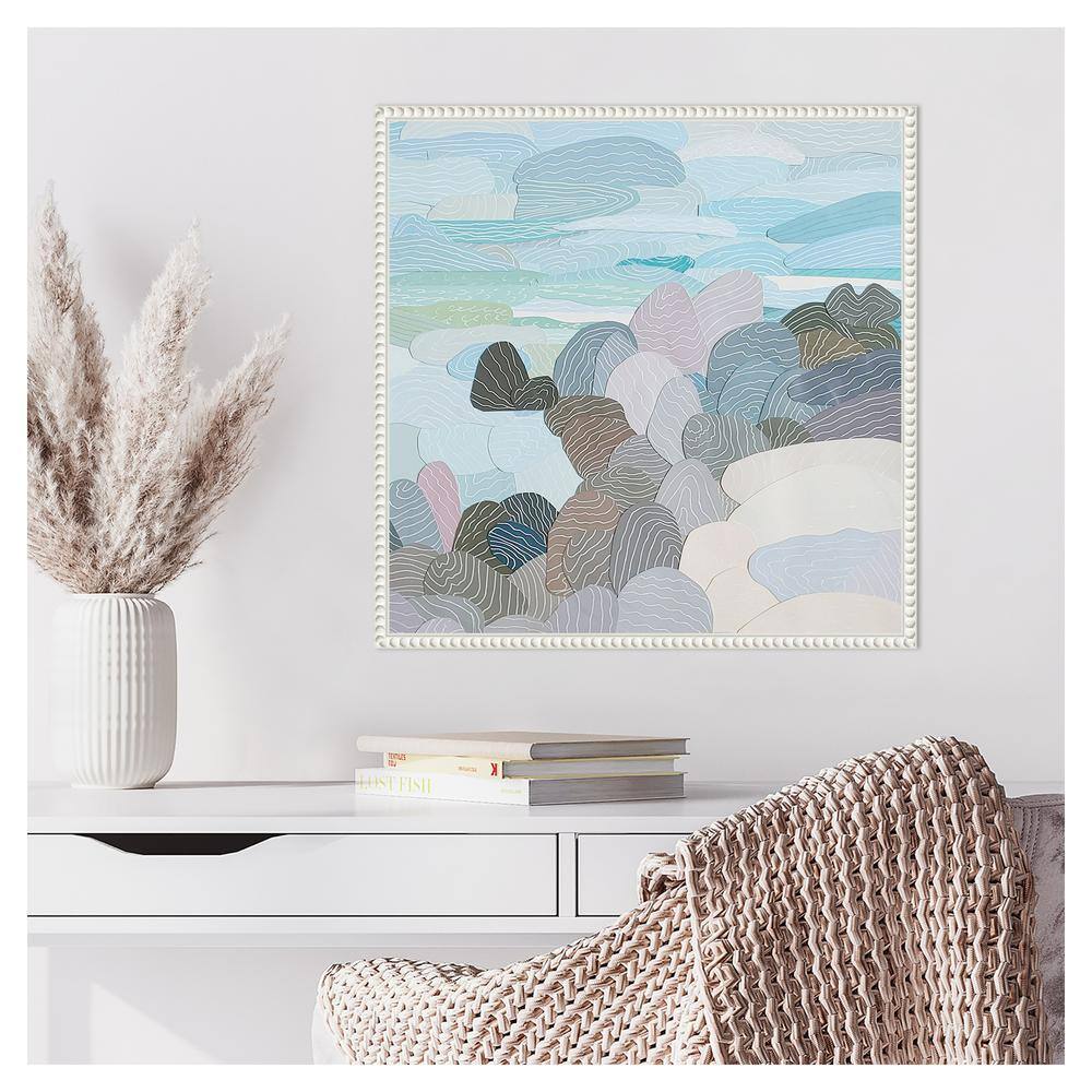 Chiang Mai Thailand II Abstract Pastel Canvas Print with White Frame
