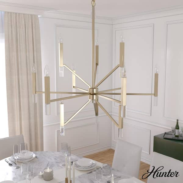 Sunjai 12-Light Alturas Gold Island Chandelier