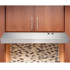 30 in. Under Cabinet Convertible Range Hood in Stainless Steel