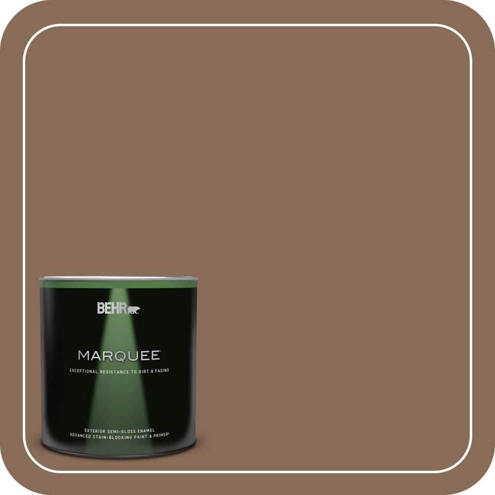 1 qt. #BNC-34 Spiced Latte Semi-Gloss Enamel Exterior Paint & Primer price history on PriceWatchPro