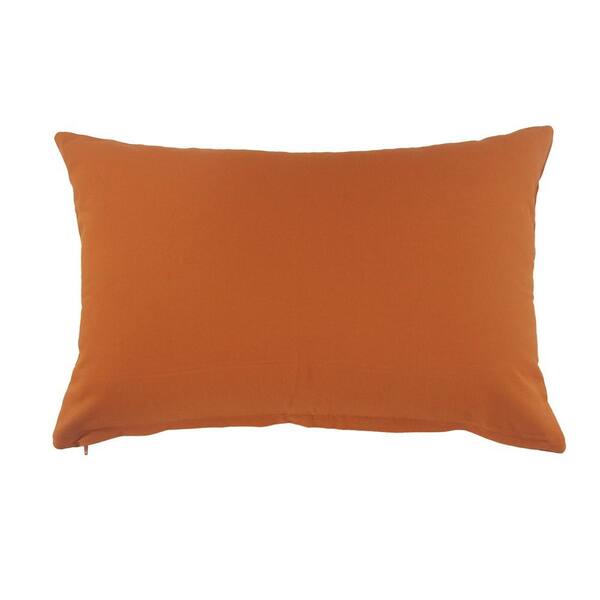orange lumbar throw pillows