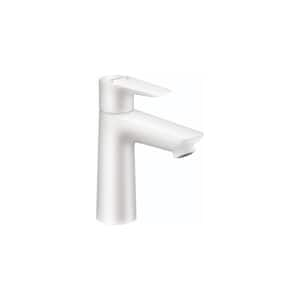 Talis E Single Hole Single-Handle Bathroom Faucet in Matte White