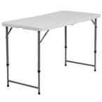 Carnegy Avenue Elon 34 in. Square Granite White Plastic Tabletop Metal  Frame Folding Table CGA-FLF-20740-GR-HD - The Home Depot