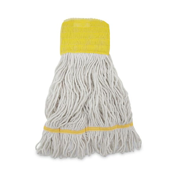 Boardwalk Mop Head, Super Loop Head, Cotton/Synthetic Fiber, Small, White, 12/Carton