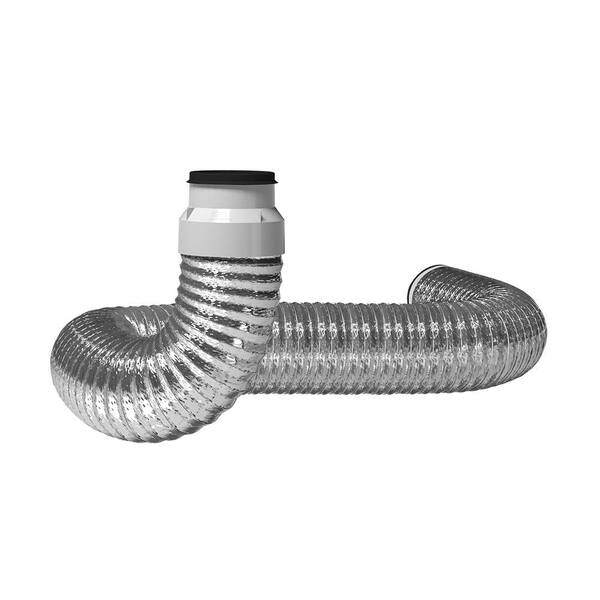 Everbilt 4 in. x 6 ft. Heavy Duty Flexible Aluminum Dryer Vent Hookup