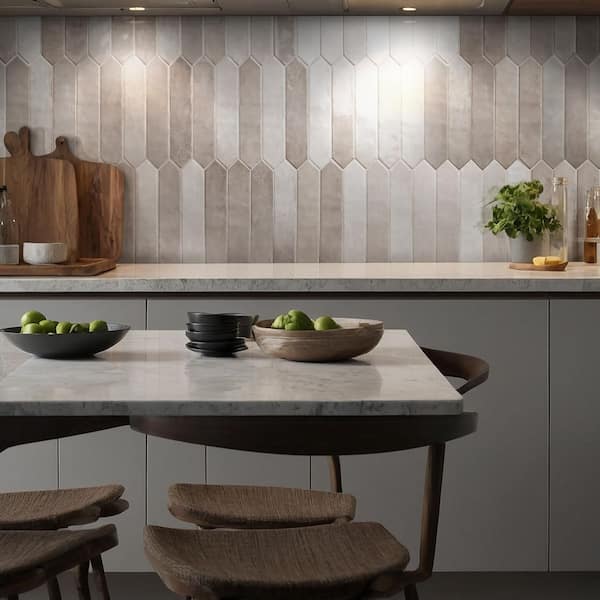 Lakeview Sterling Picket 2.5 in. x 13 in. Glossy Ceramic Wall Tile (12.21 sq. ft./Case)