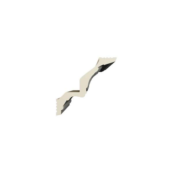 Ekena Millwork Madeline 4 in. D x 5.625 in. W x 96 in. L Polyurethane Crown Moulding