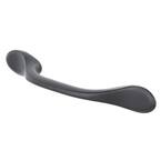 Classic Spoon Foot 3 in. (76 mm) Matte Black Classic Cabinet Pull (25-Pack)