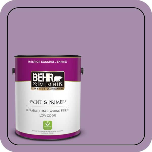 BEHR PREMIUM PLUS 1 gal. #M100-4 Aged to Perfection Eggshell Enamel Low Odor Interior Paint & Primer