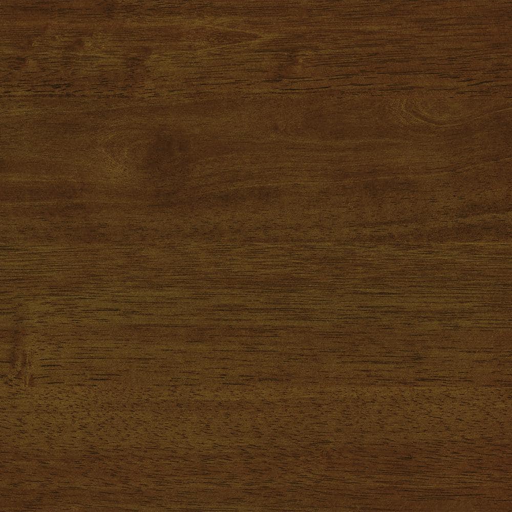 Chestnut Wood King Platform Bed with Spindle Headboard