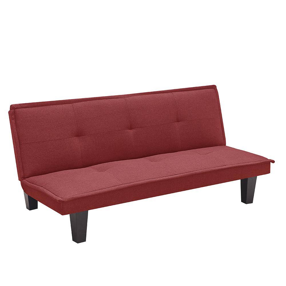 single red futon