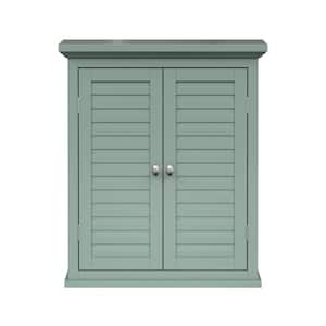 Glancy 7.01 in. W x 20.08 in. D x 24.02 in. H x Bathroom Storage Wall Cabinet in Sage Green