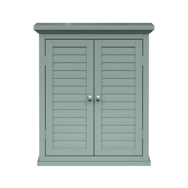 Glancy 7.01 in. W x 20.08 in. D x 24.02 in. H x Bathroom Storage Wall Cabinet in Sage Green