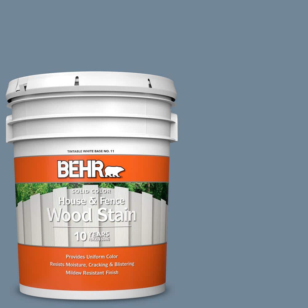 5 gal. #570F-5 Skipper Solid Color House and Fence Exterior Wood Stain