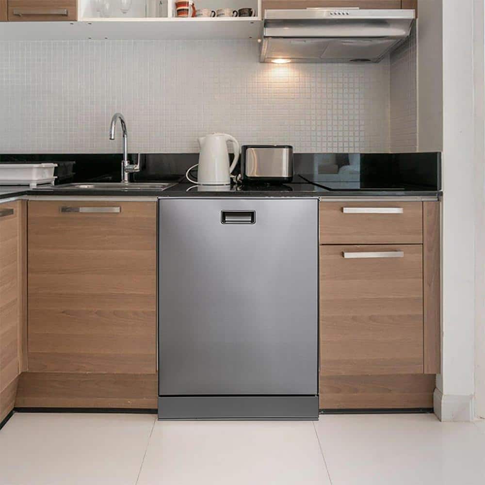 24" Stainless Steel Top Control Built-In Dishwasher with Third Rack