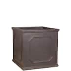 15 in. Estate Grey Fiberstone Square Planter CPX4-35D-GR