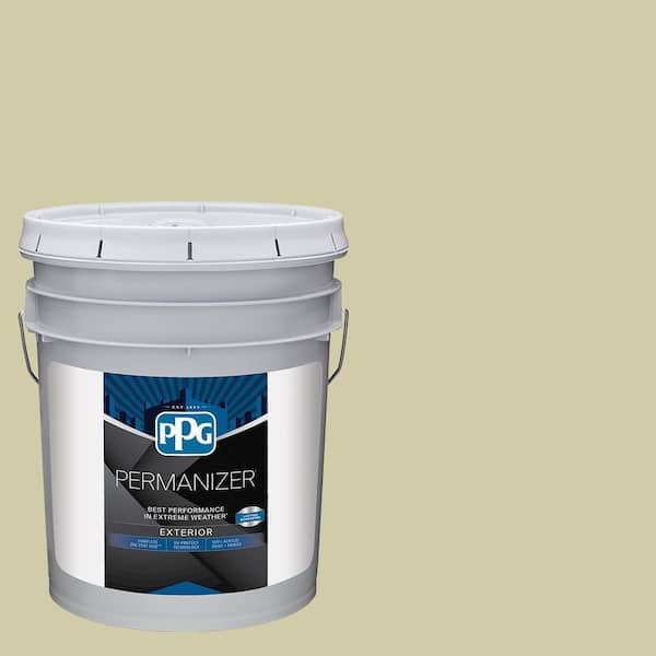 PERMANIZER 5 gal. PPG1114-3 Canary Grass Semi-Gloss Exterior Paint