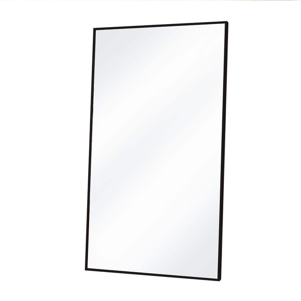 31.49 in. W x 70.86 in. H Rectangular Aluminum Framed Wall Bathroom