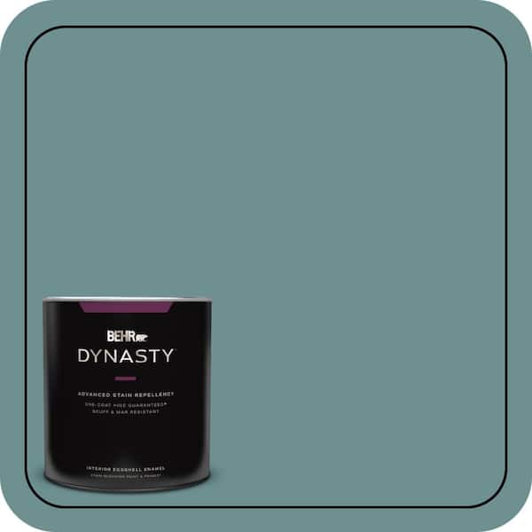 BEHR DYNASTY 1 qt. #500F-6 Hallowed Hush Eggshell Enamel Interior Stain-Blocking Paint and Primer